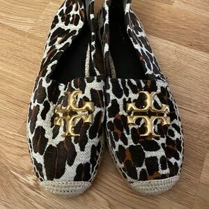 New Tory Burch Elenor Espadrilles Leopard print